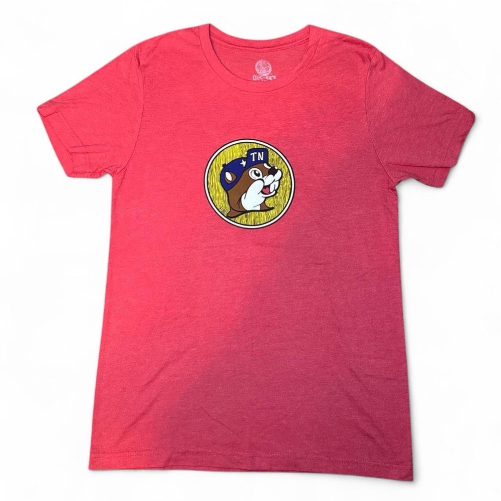 NEW Buc-ee’s Nashville Tennessee TN Blues Guitar Red Graphic T-Shirt — MEDIUM